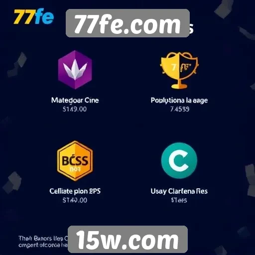 Comparação entre bônus oferecidos no 77fe.com
